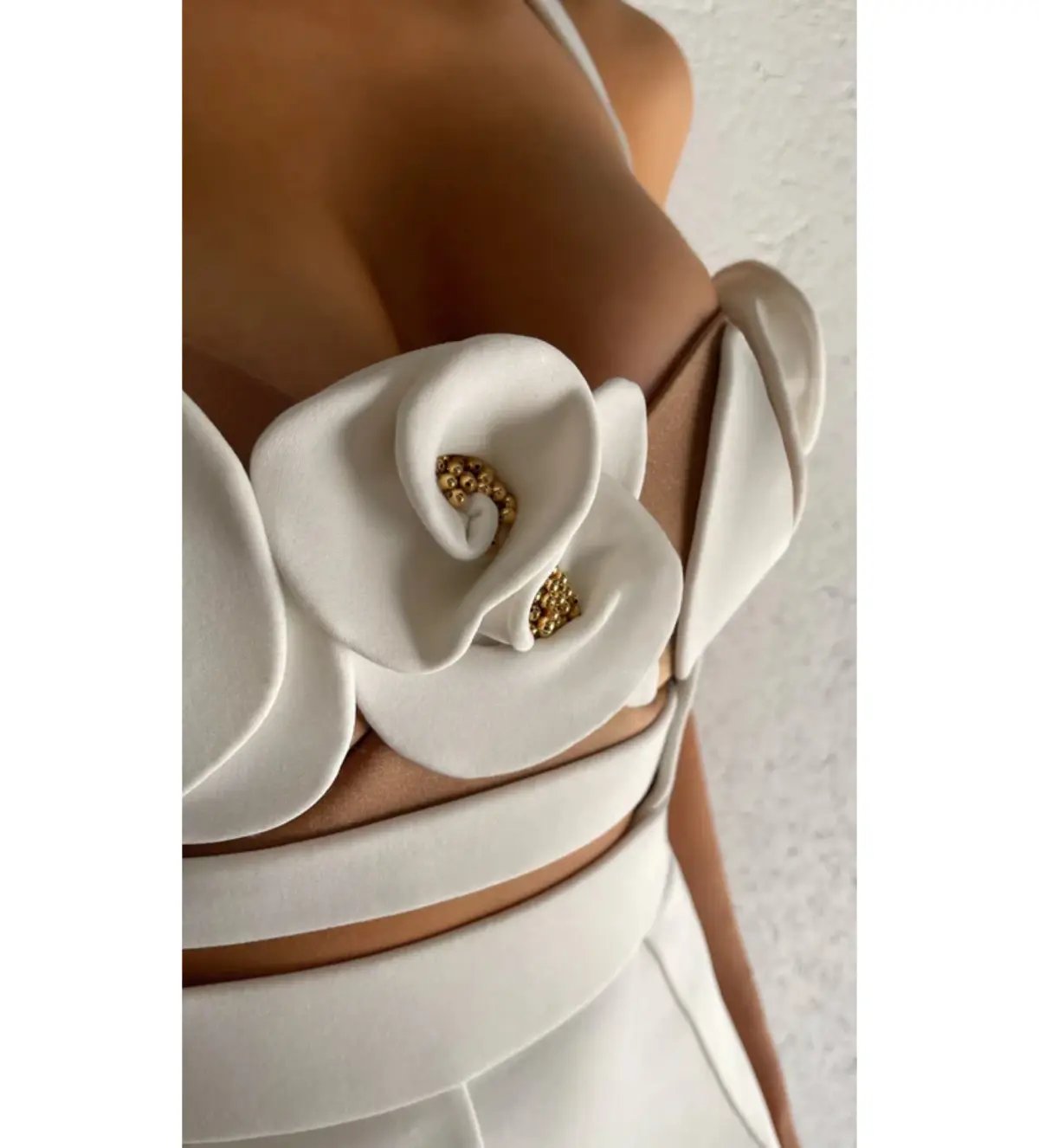 Galanni Amabella Gown White Size 6 photo 2