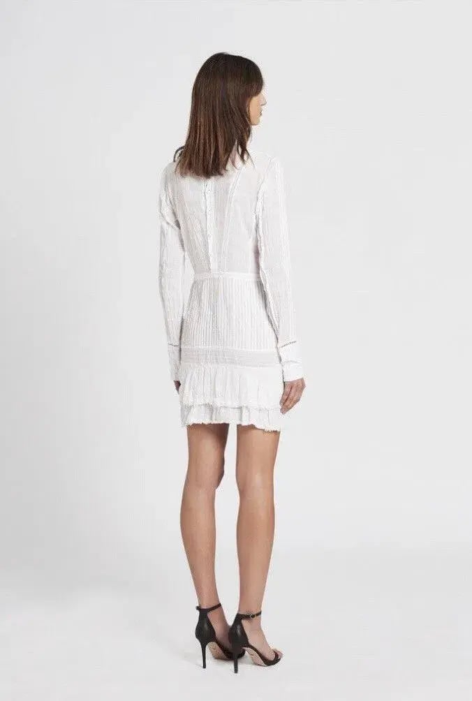 Sir The Label Lucille Embroidered Playsuits White Size 0 / AU 6 photo 2