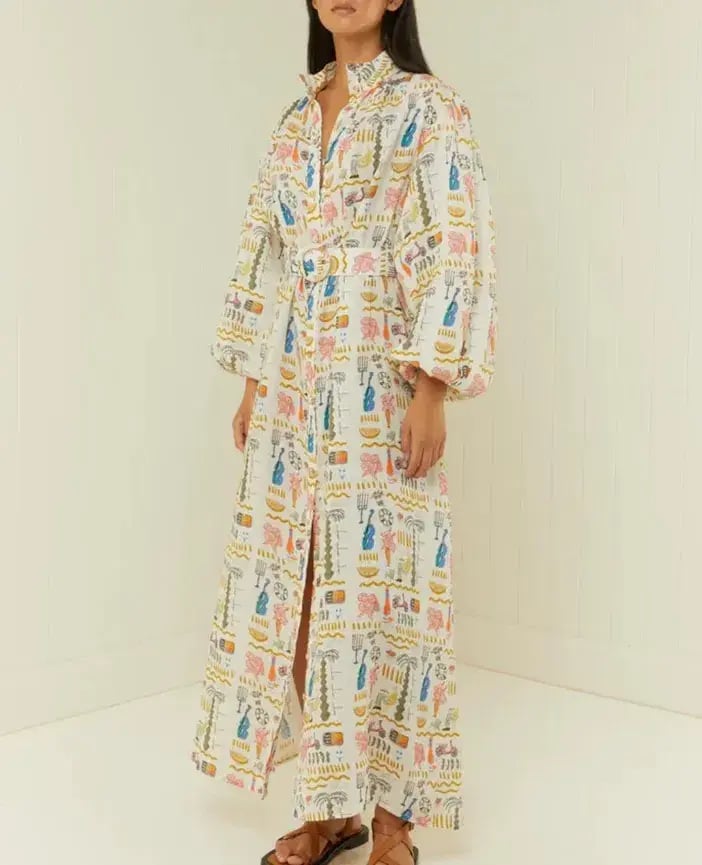 Palm Noosa Noddy Dress Maxi Verano Size AU 8 photo 3