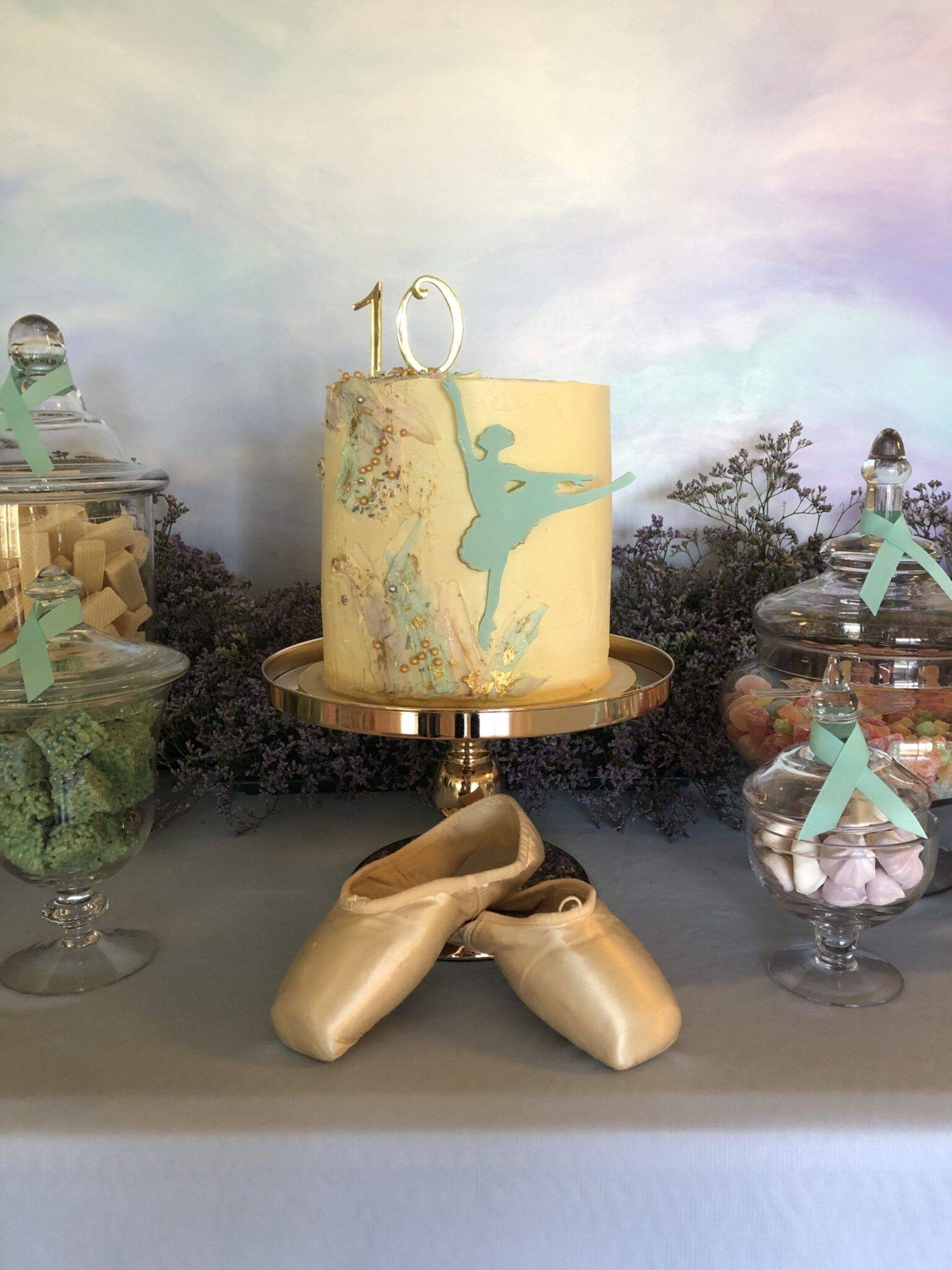 30cm Gloss Gold Pedestal Cake Stand photo 3