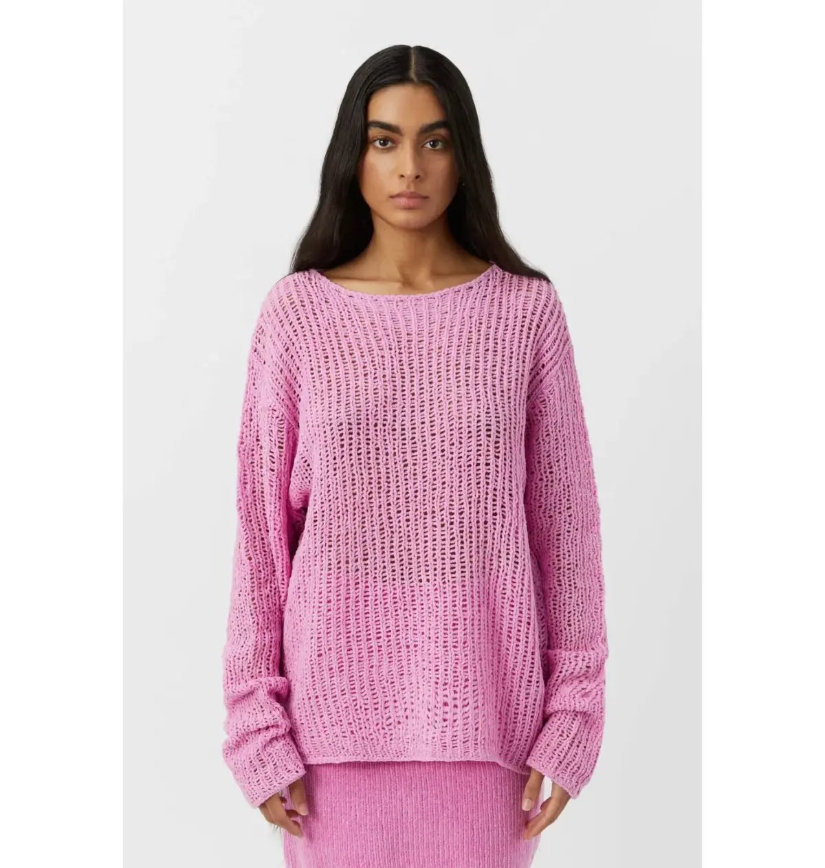 Camilla and Marc Mylo Knit Jumper S / AU 8 and Skirt Size M / AU 10 Set Bubblegum Pink photo 3