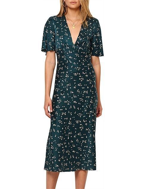 Bec and Brige Jardin Midi Dress Size 10 photo 4