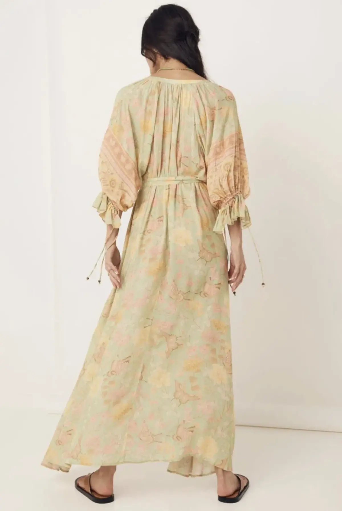 Spell & The Gypsy Butterfly Gown Print Size 8 photo 3