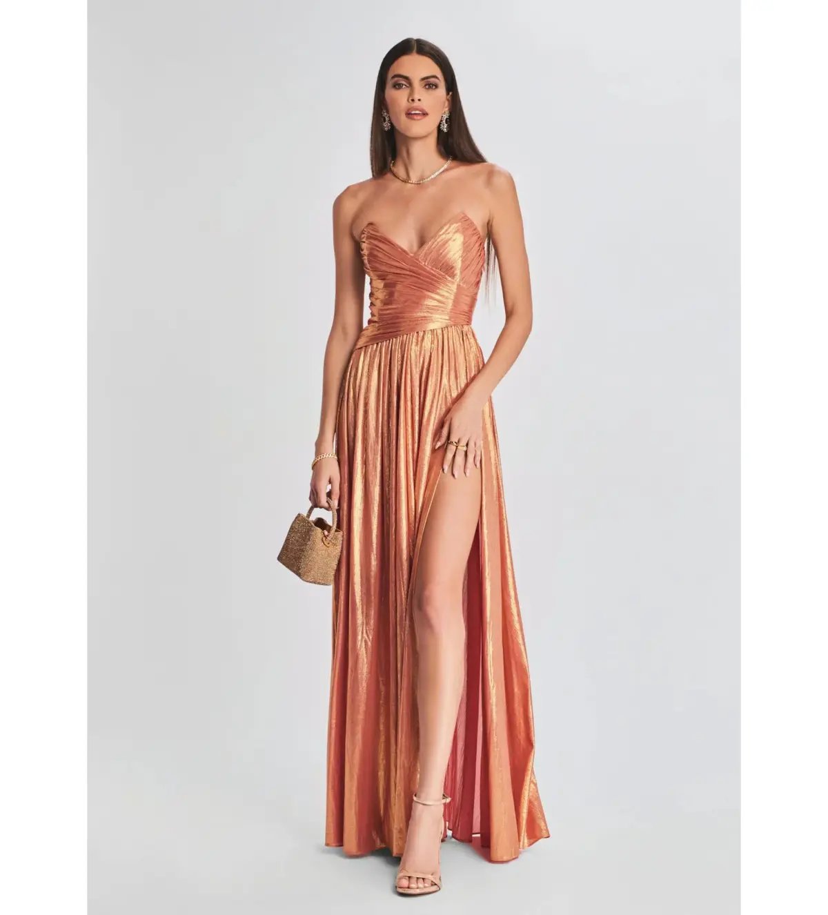 Retrofete Waldorf Dress in Apricot Size 6 photo 2