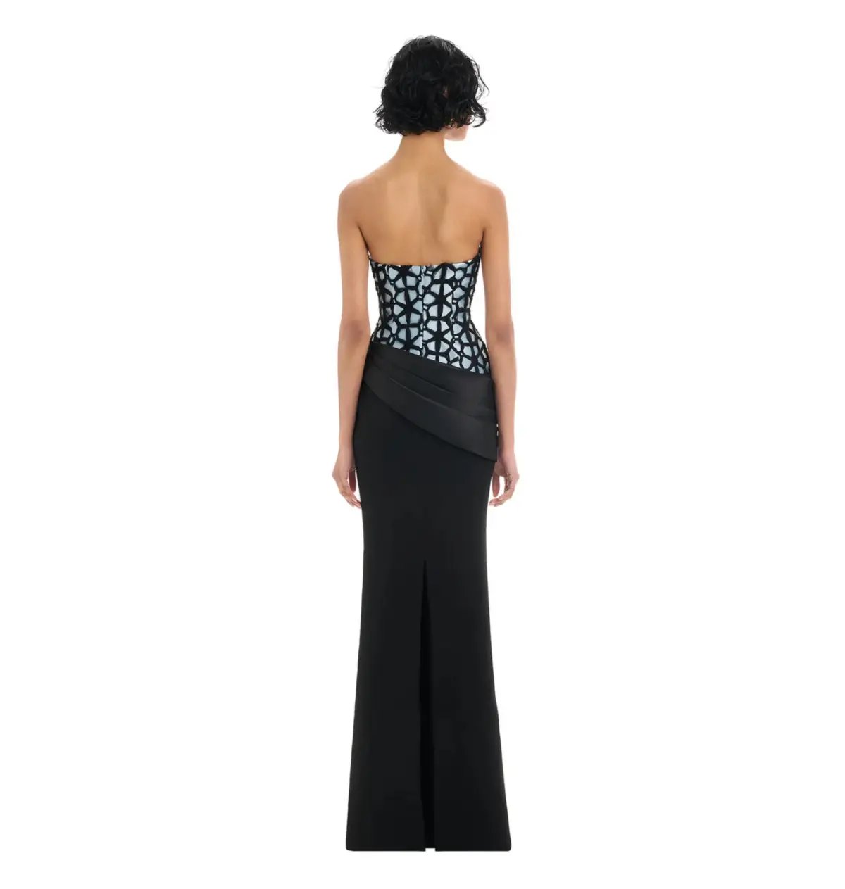Eliya the Label Sidonia Gown Black/Blue Size XL / AU 14 photo 2
