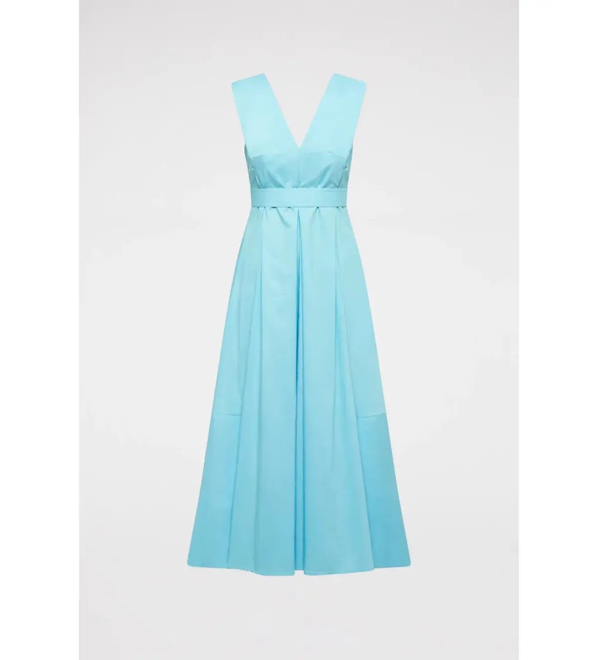 Scanlan Theodore Parachute Panelled Midi Dress in Sky Blue Size S / AU 8 photo 4