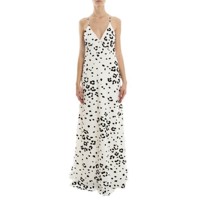 Galvan Flocked Leopard Print Dress photo 3