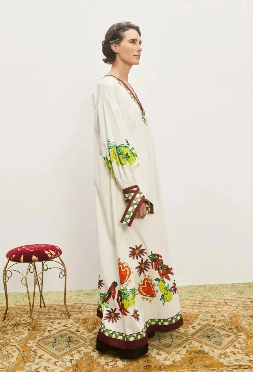 Alemais Katerina V Neck Midi Dress Size 10 photo 3