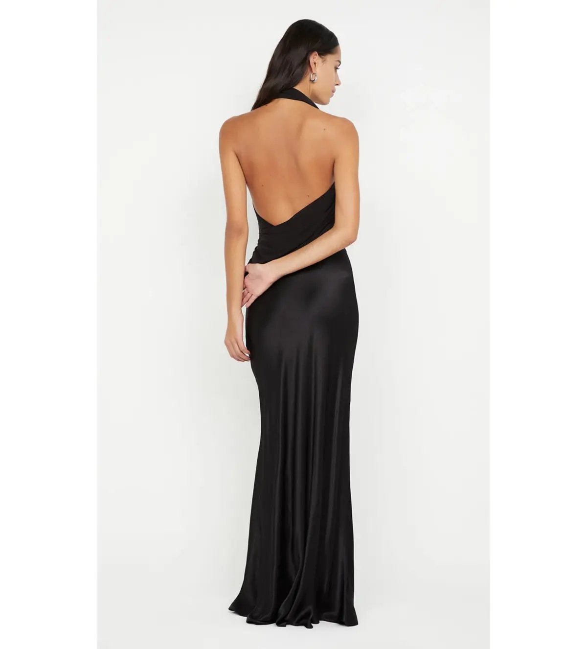 Bec + Bridge Ida Halter Maxi Dress Black Size 8 photo 2