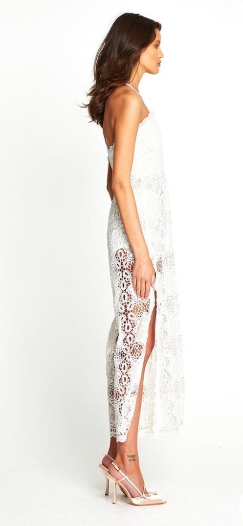 Alice McCall Diamond Veins Jumpsuit in Porcelain in Size 6 photo 3