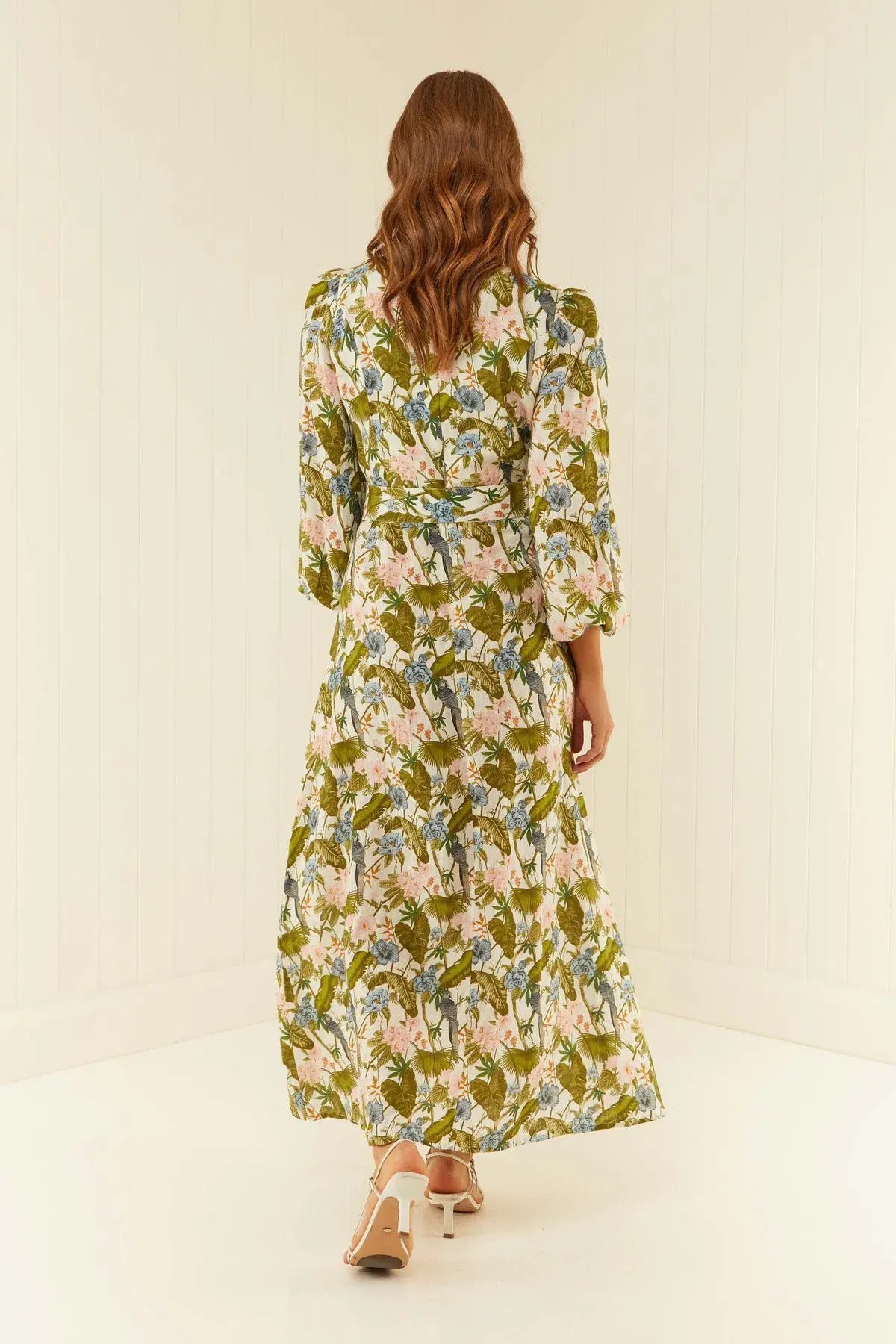 Palm Noosa Melrose Midi Dress in Jungle Print Size 8 photo 3