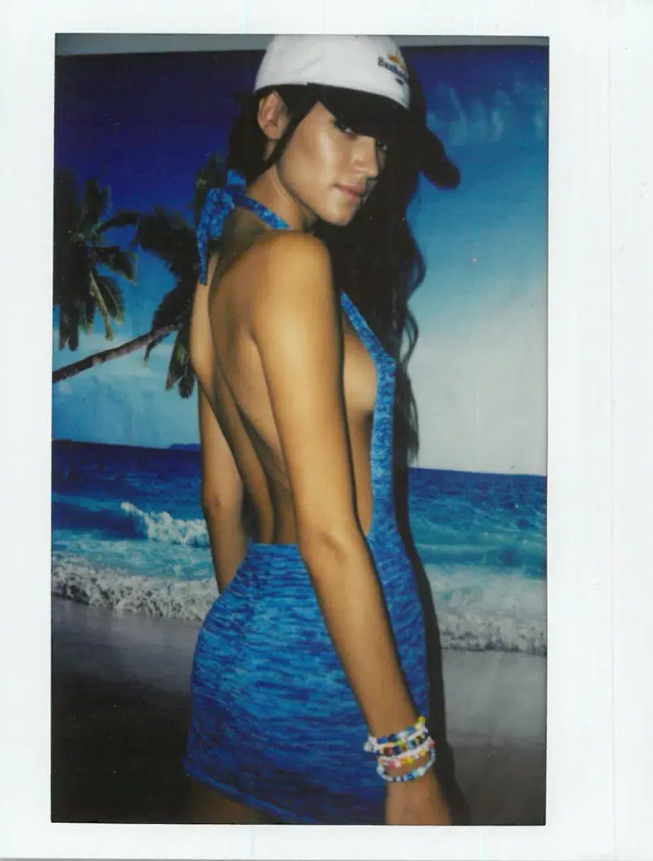 Bamba Swim Bounty Dress | Aqua | Size Small photo 2