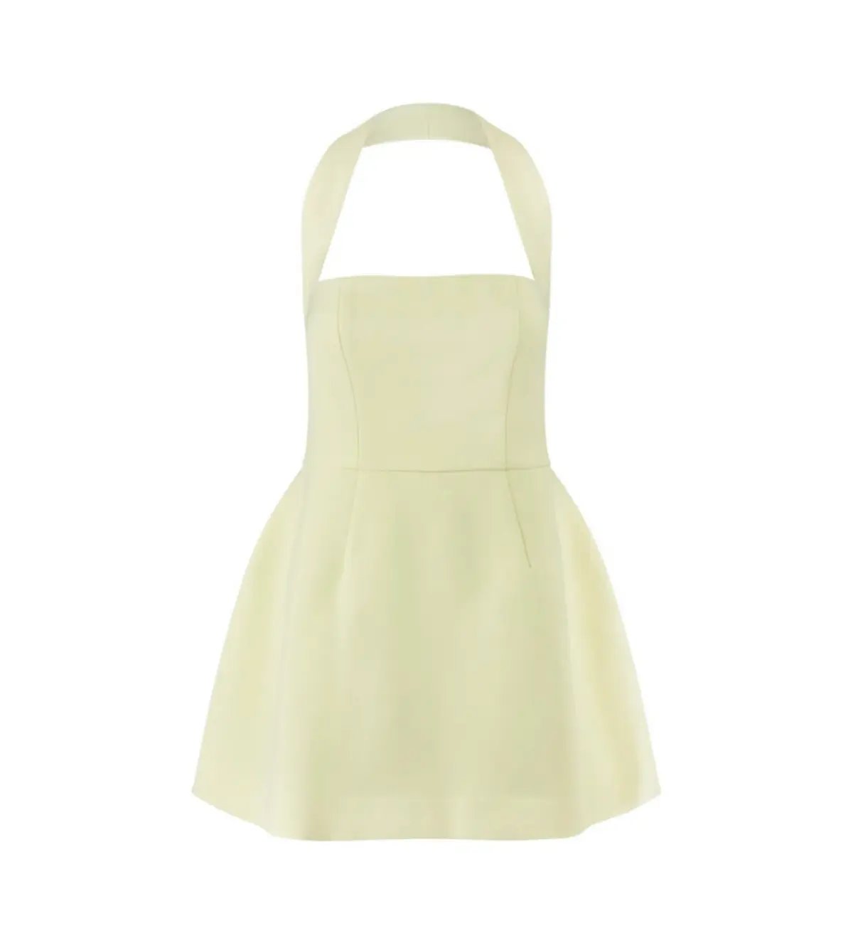 Odd Muse The Ultimate Muse Structured Mini Dress Lime Cream Size 6 photo 3