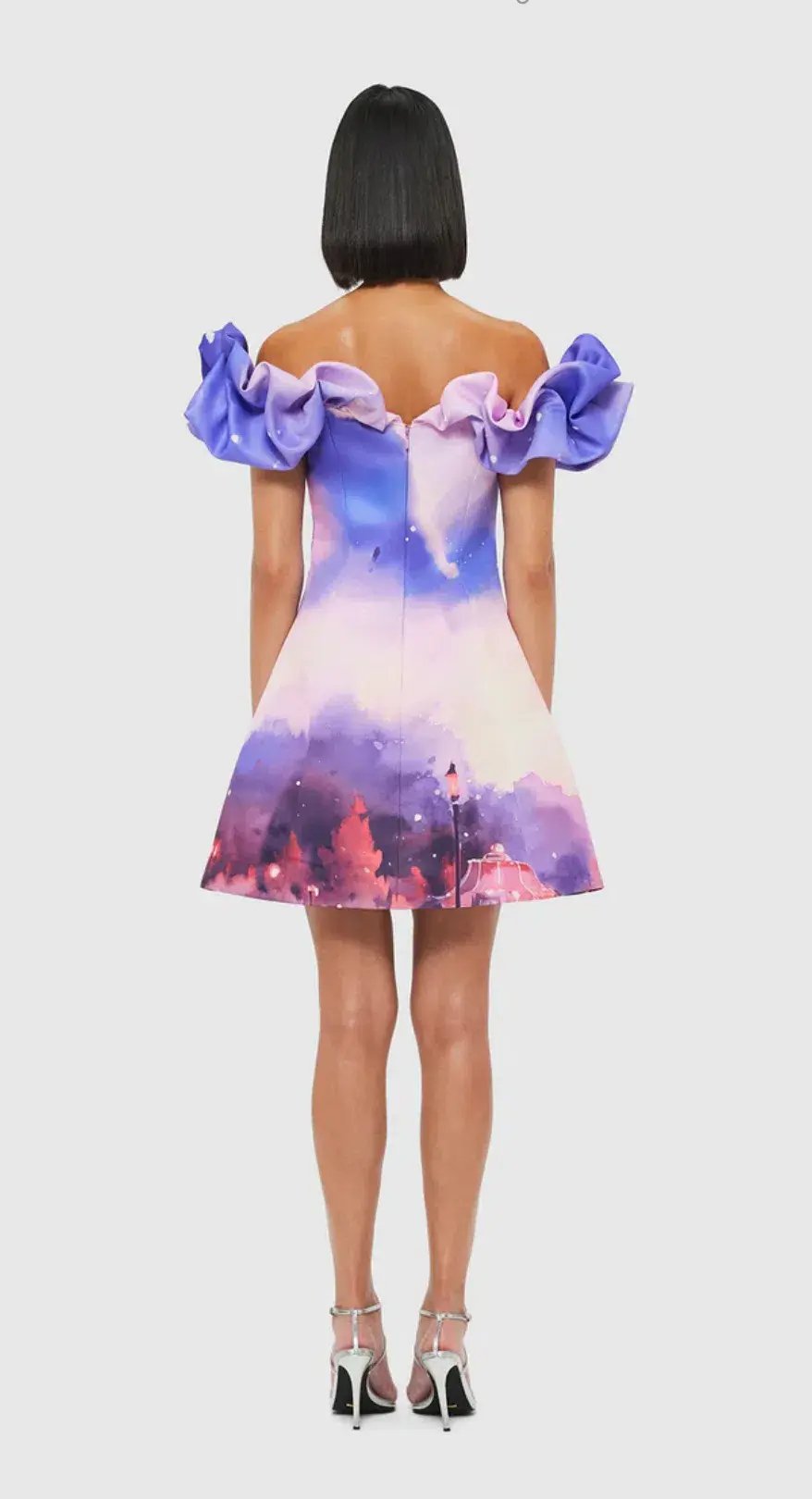 Leo Lin Bella Off Shoulder Bustier Mini Dress Size AU 12 photo 2