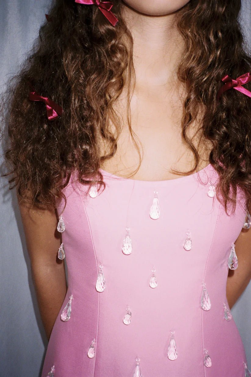 THE WOLF GANG LUVIA BEADED MINI DRESS - FLOSS photo 5