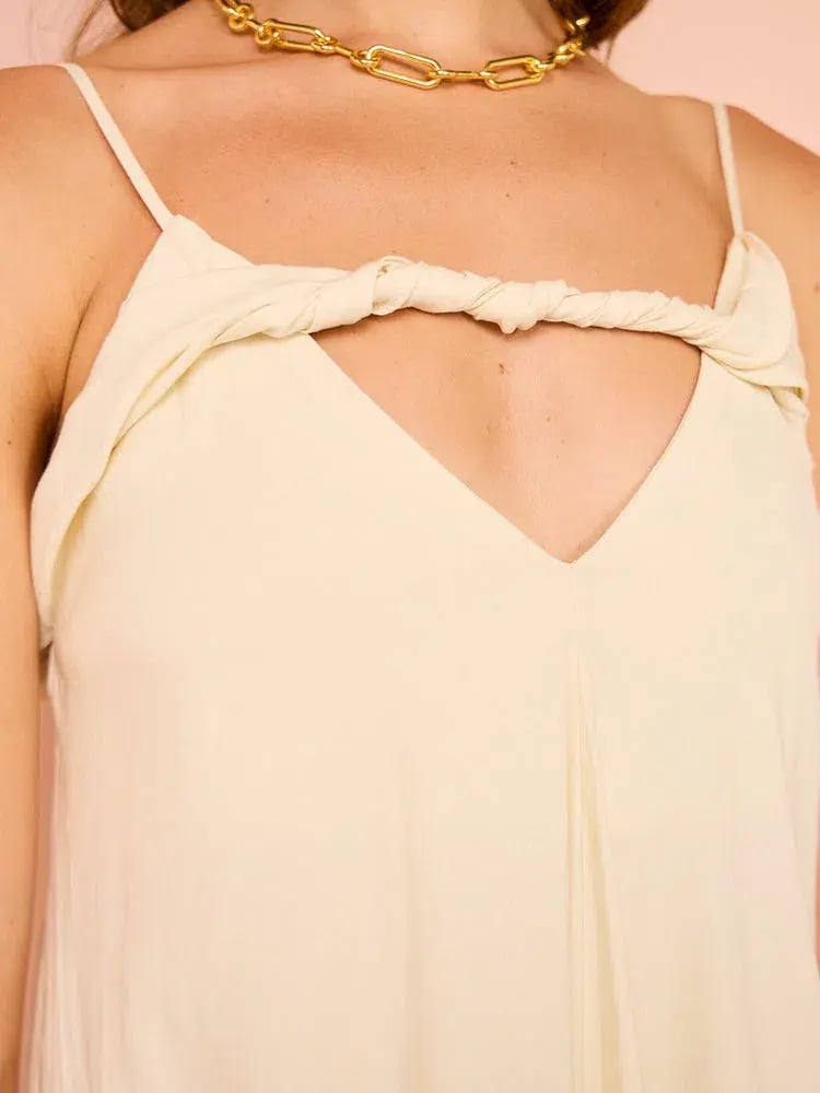 Camilla And Marc Zora Maxi Dress In Cream Size 6 photo 3