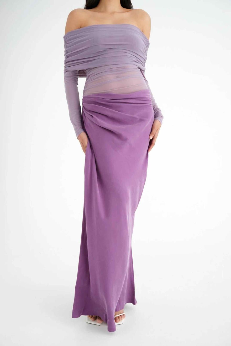 Benni Yasmin Off Shoulder Dress - Vintage Orchid photo 4