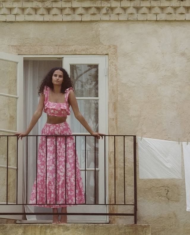Palm Noosa Florence Top And Audrey Skirt Set Pink photo 3