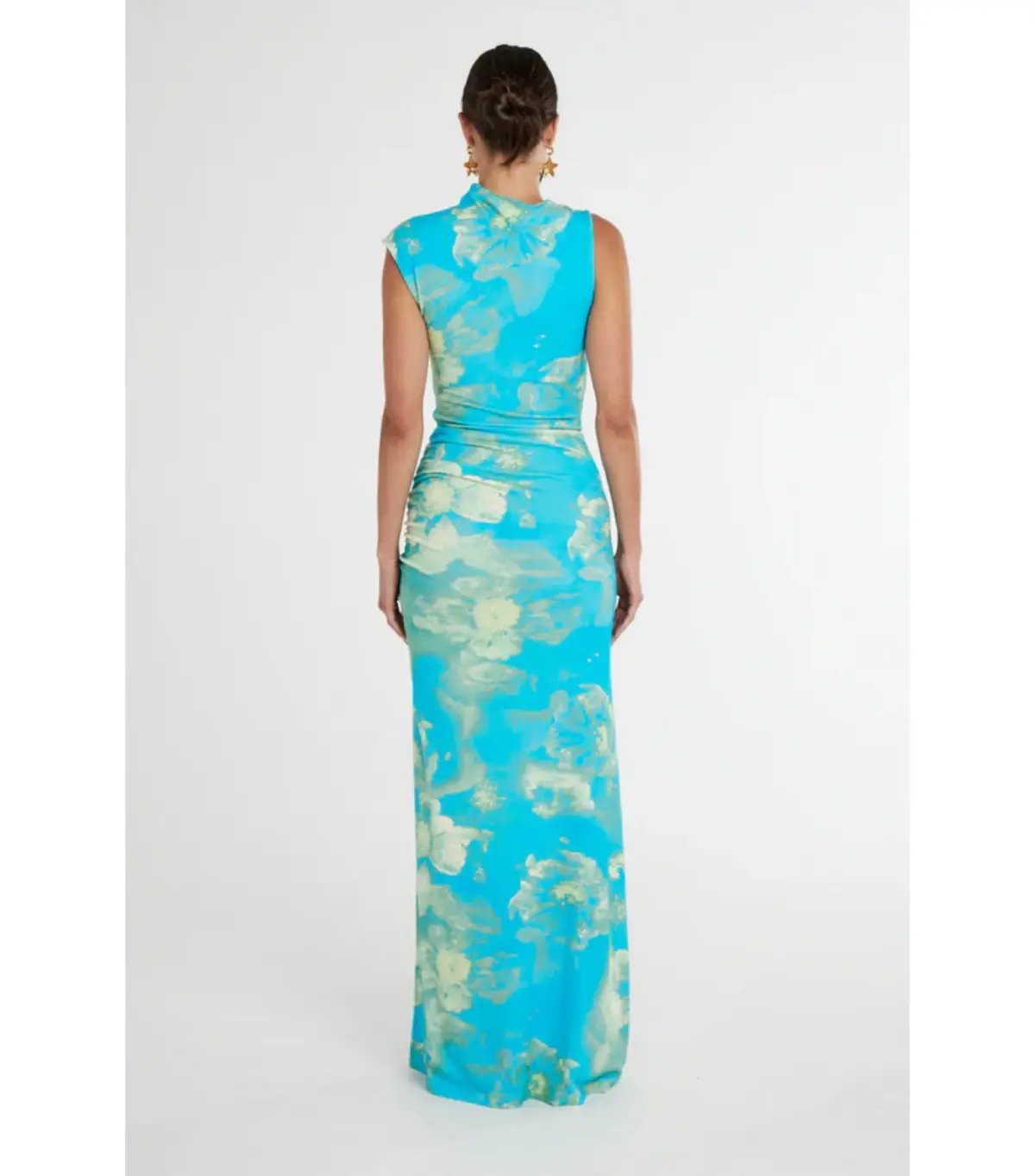 Summi Summi Valentina Maxi Dress Lemon Lumen Size AU 8 photo 6