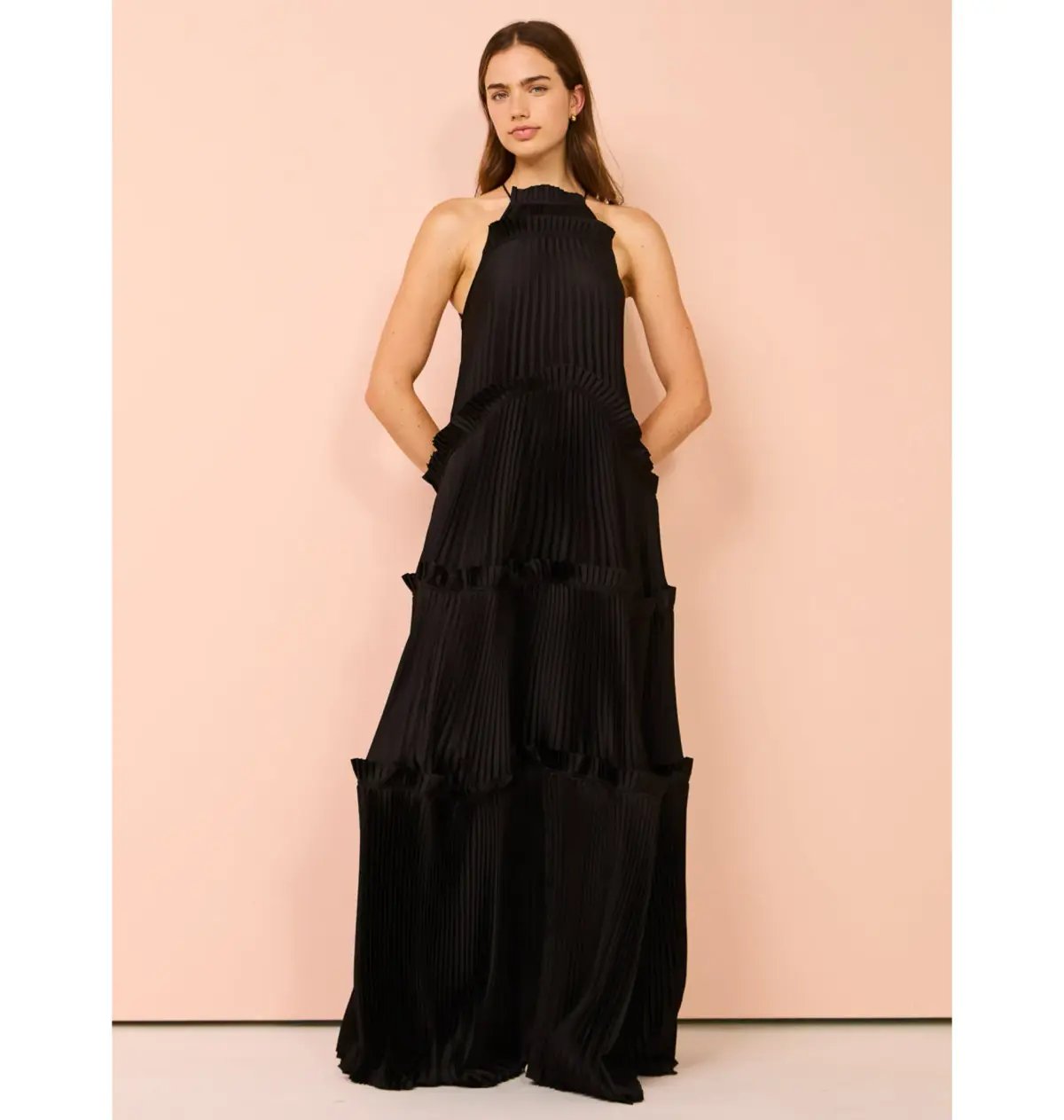 Acler Bassett Gown in Black Size AU 8 photo 3