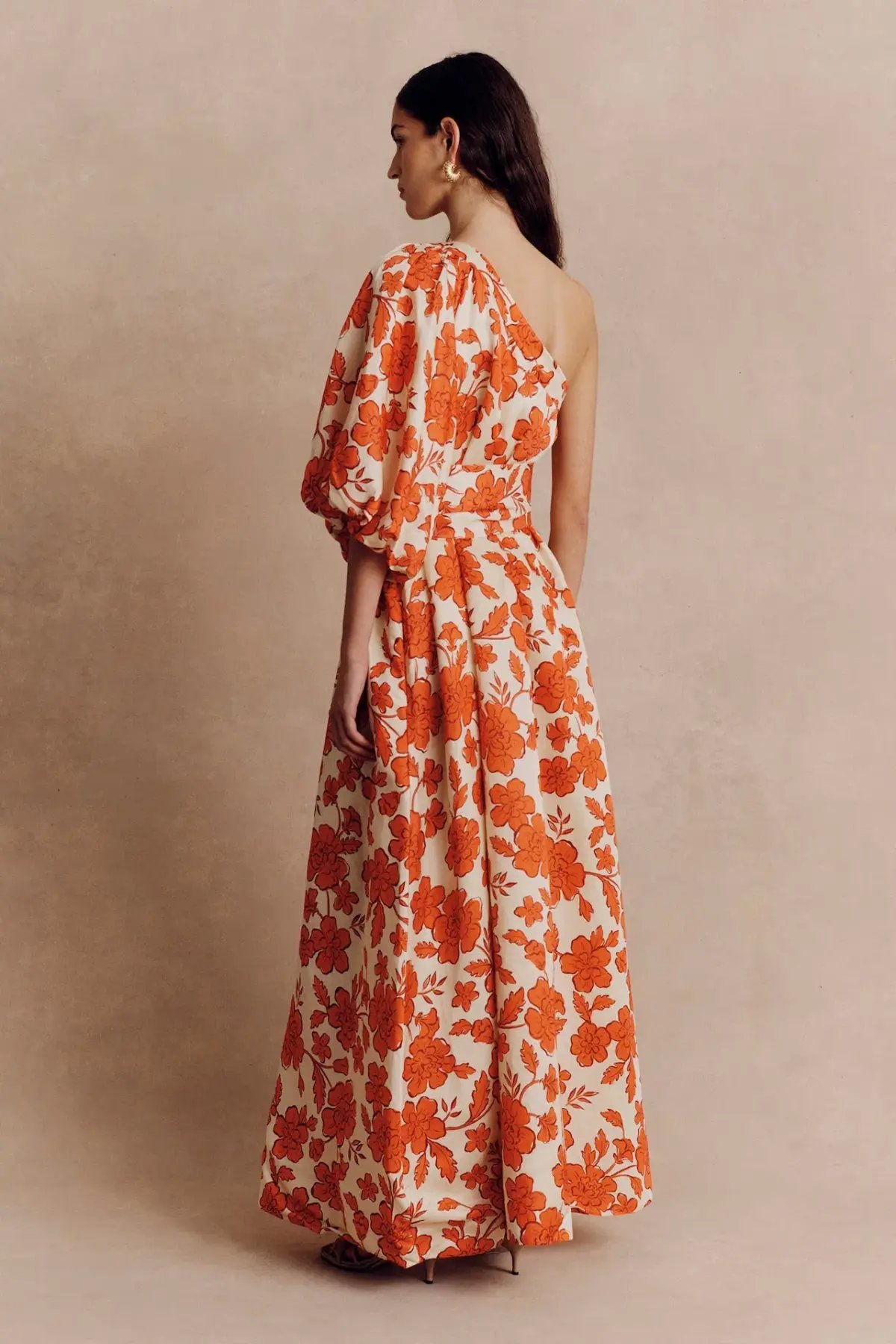 Hansen and Gretel Carmen One Shoulder Maxi Dress Wild Flower Size 14 photo 3