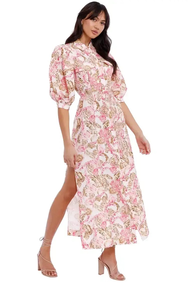 Significant Other Deanna Dress in Sangria Floral Size 6 photo 4