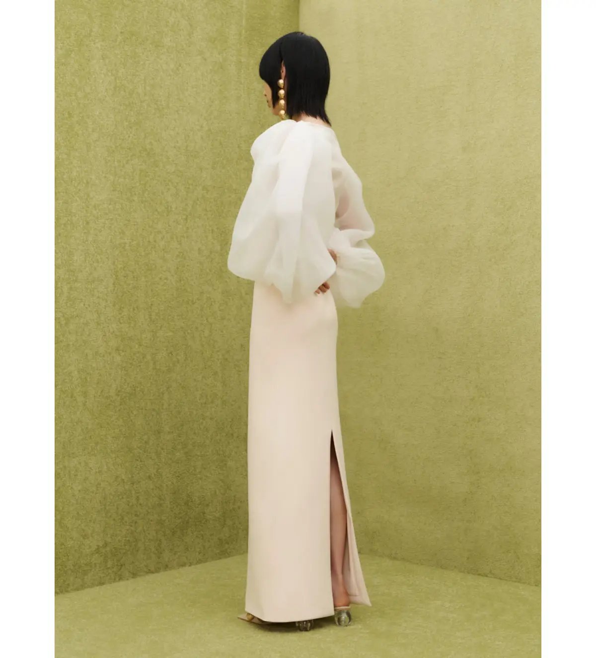 Solace London The Ziya Maxi Dress in Ivory Size 14 photo 2