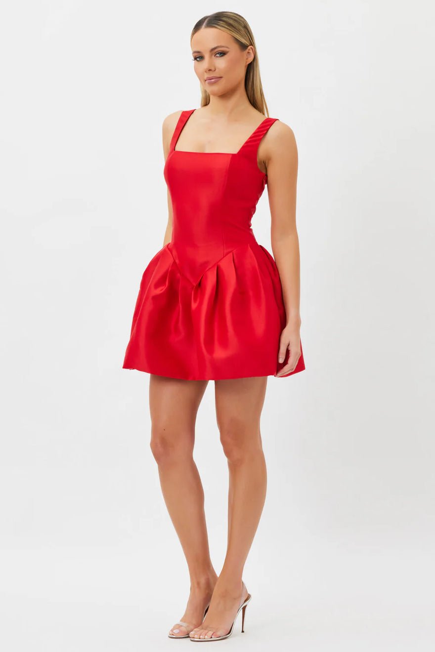 Bianca and Bridgett Alba Mini Dress - Red photo 4