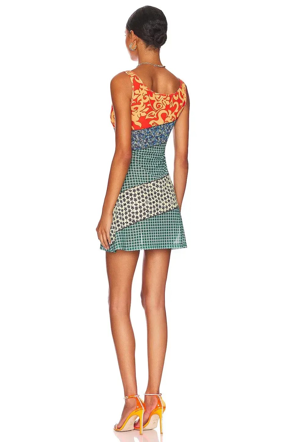 Miaou x Paloma Elsesser Ginger Dress in Sweet Legend Multi Print Size 10 photo 3