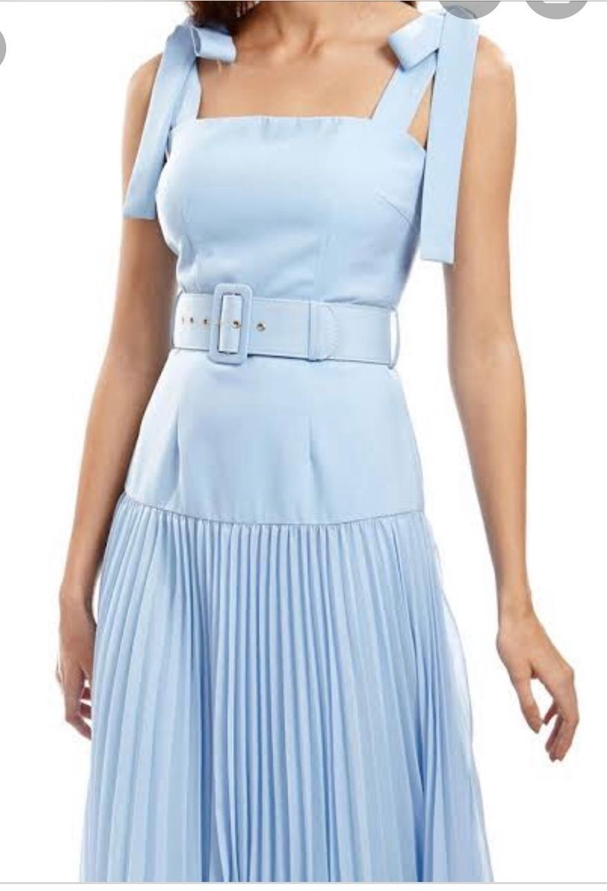 Georgy collection blue adele dress size 12 photo 2