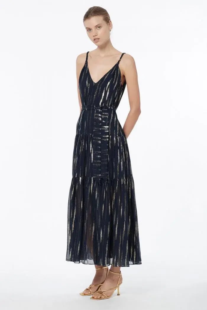 Manning Cartell Cosmic Girl Tiered Maxi Dress Navy Size 6 / XS photo 2