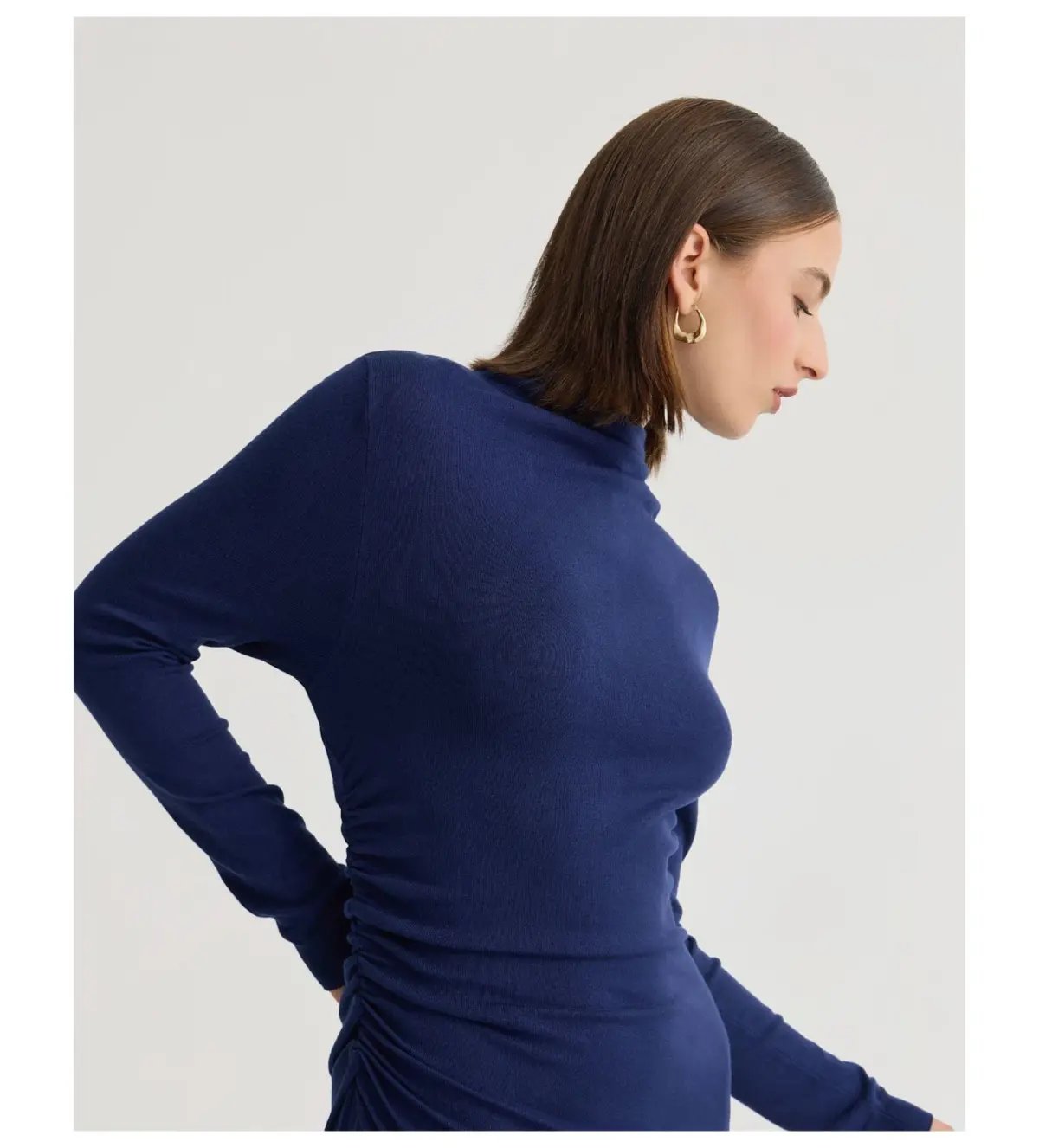 Oxford Nina Knitted Dress in Blue Size XS / AU 8 photo 5