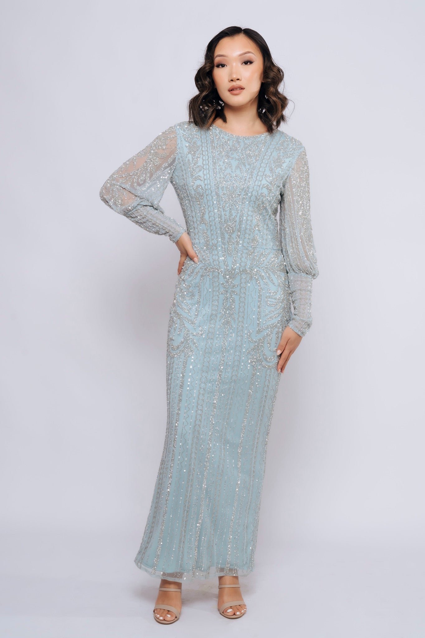 DIANA BELLE SLEEVE FULL BY MY SECRET WARDROBE BLUE photo 4