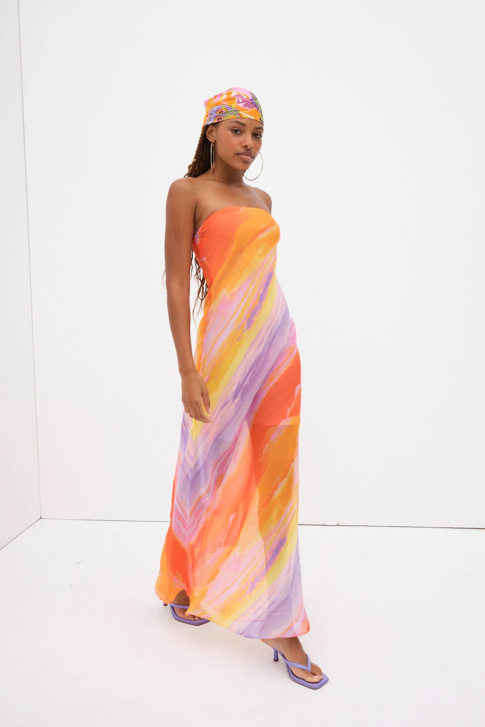 FOR LOVE & LEMONS VISTA MAXI DRESS - MULTI photo 3