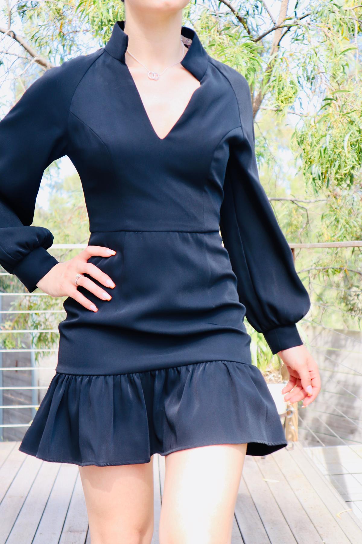 Mossman The Stranger Things Dress Black Size 8 photo 6