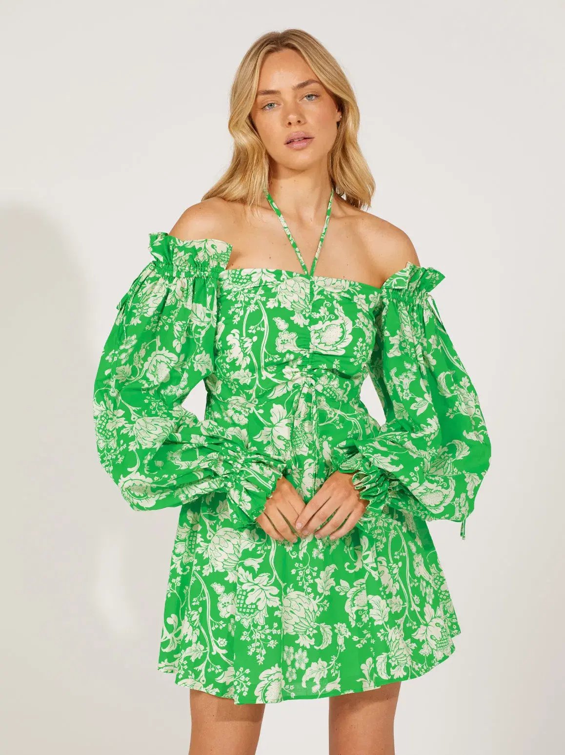 Alice McCall Mary Anne Mini Dress Green Apple Size 8 AU photo 4