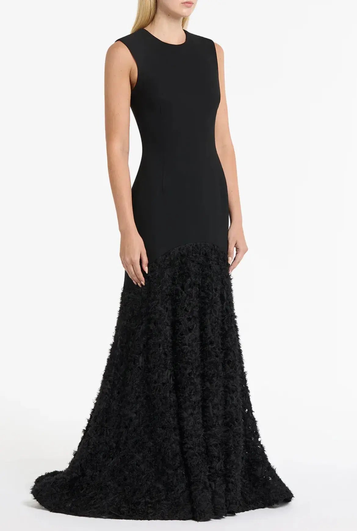 Carla Zampatti Black Nastro Gown Black Size 10 photo 2
