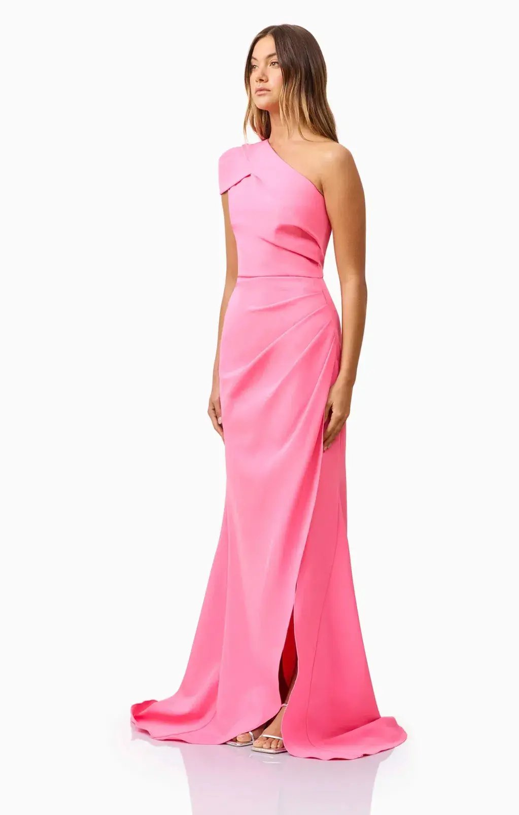Elliatt Klara One Shoulder Gown in Pink XXL/AU 16 photo 4