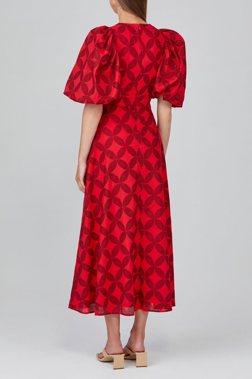 Acler Hamilton Dress - Red Mix photo 2