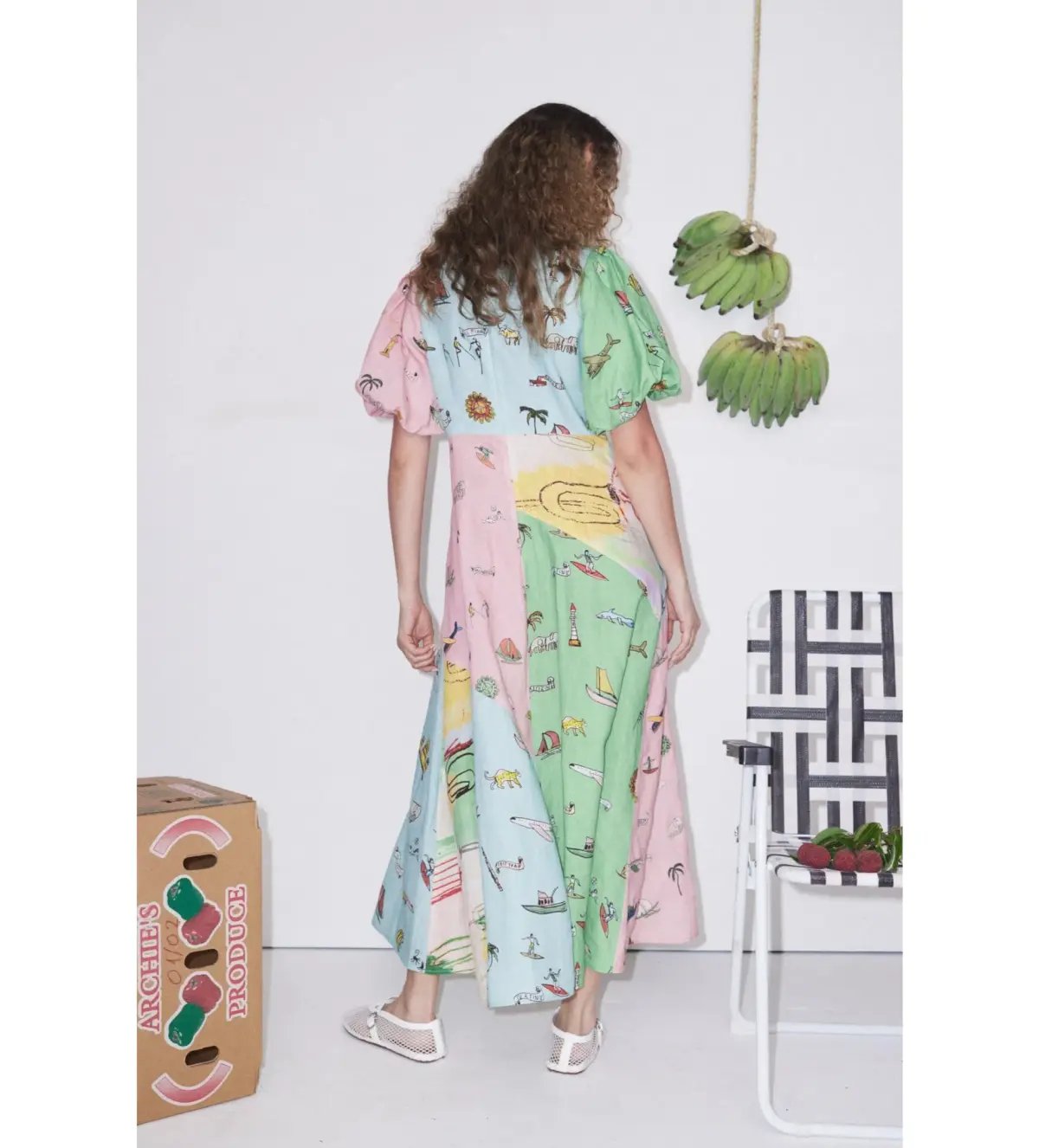 Alemais Jet Midi Dress Multi Size AU 12 photo 3