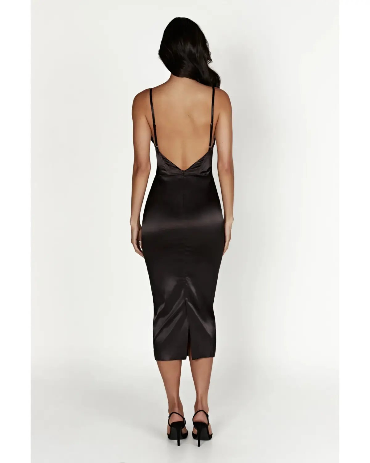 Meshki Brie Corset Midi Dress Black Size S / AU 8 photo 4