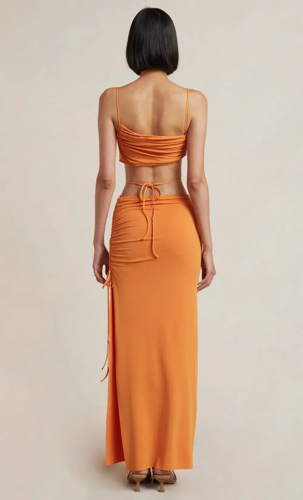 Bec & Bridge Dilkon Maxi Dress Orange Size 6 photo 3