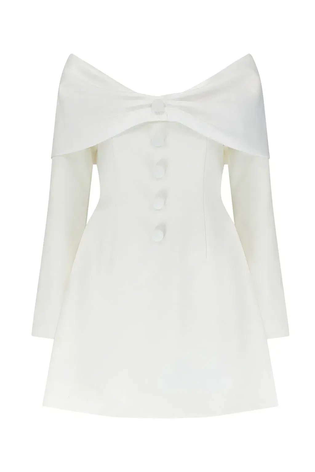Odd Muse The Ultimate Muse Bow Mini Dress White Size S / AU 8 photo 4