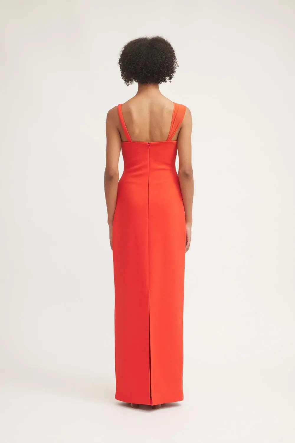 Tojha Madeleine Dress Flame Red Size 6 photo 3