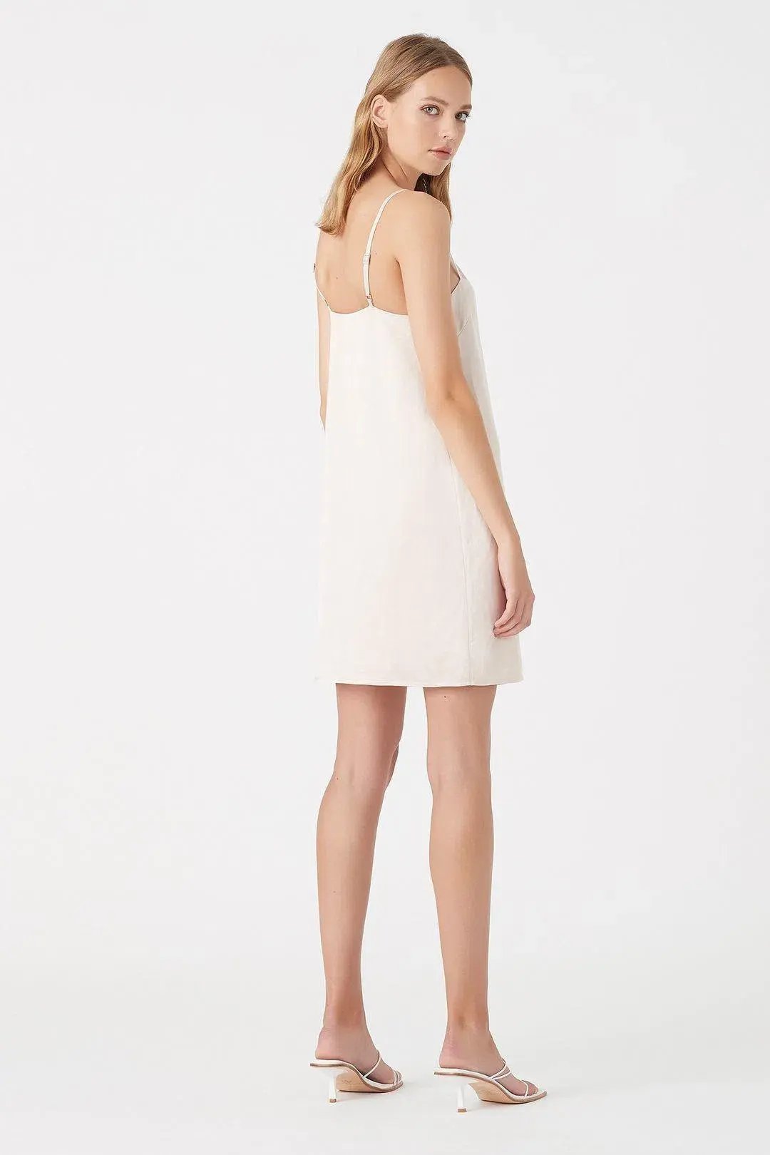 Aje  Mimosa Easton Slip Mini Dress Blush Size 4 photo 3