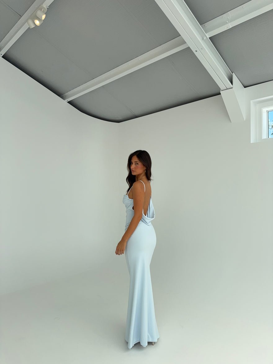 Effie Kats Havilland Gown Baby Blue photo 3