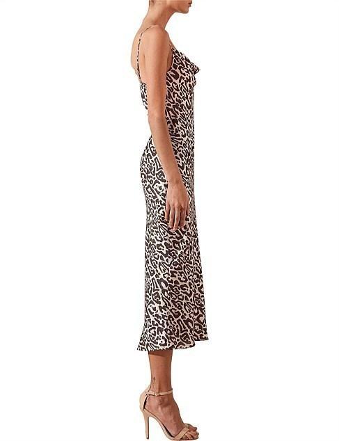 Shona Joy Isabella Cowl Slip Midi Dress Size 6 photo 2