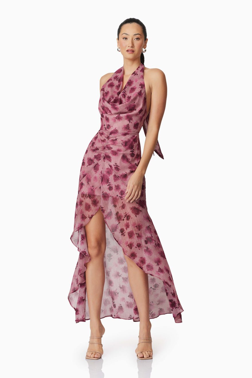 Elliatt Monica Dress - Plum Multi photo 4