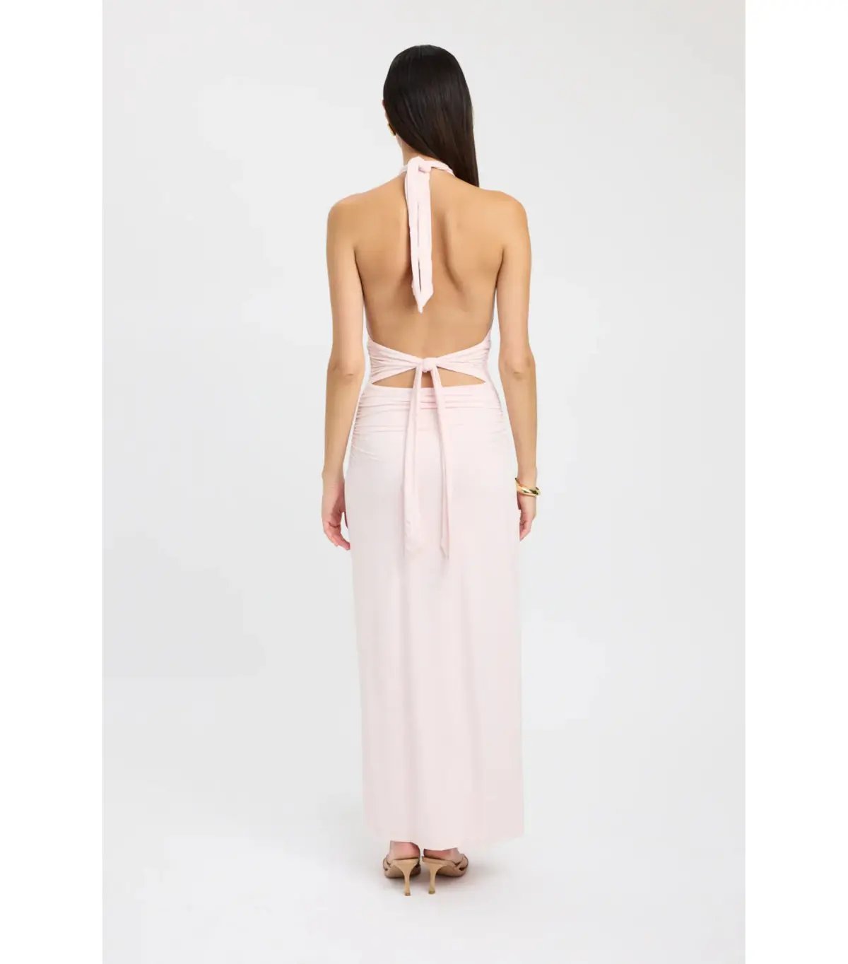 Kookai Leni Maxi Dress in Heavenly Pink Size AU 10 photo 4