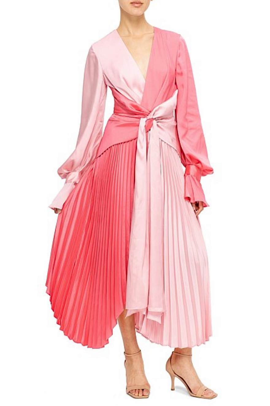 Acler Empire Dress In Pink photo 3